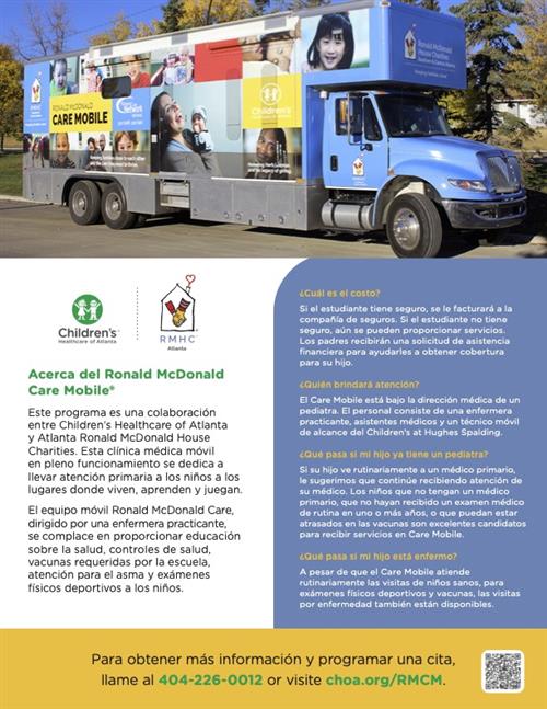 Ronald McDonald Care Mobile - Spanish